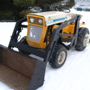 Cub Cadet w factory Johnson Loader