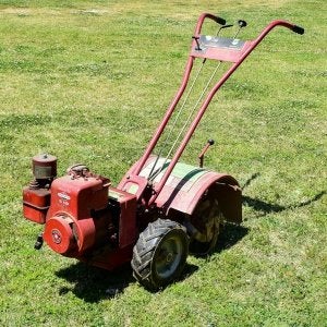 1982 model Troy-Bilt tiller I bought at auction